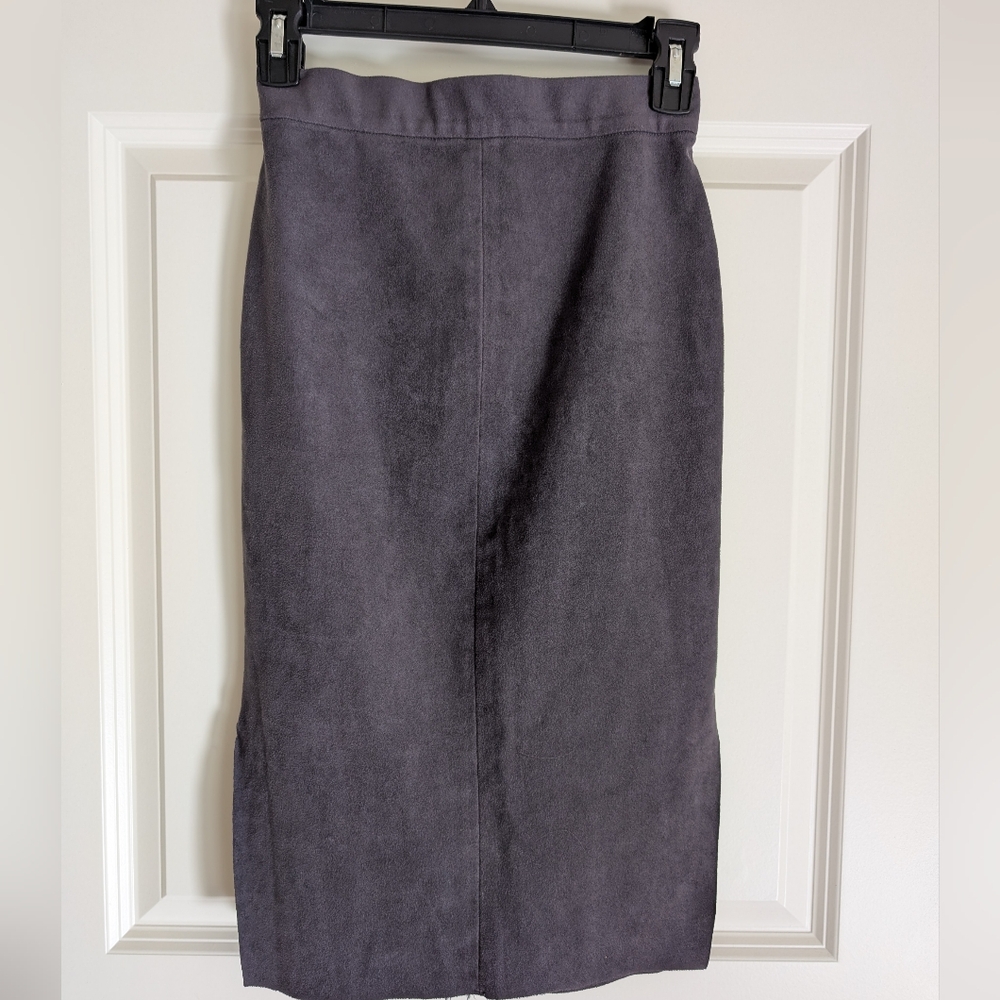 Wilfred Free Charcoal Midi Skirt